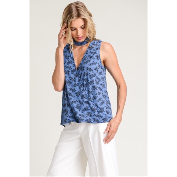 🌺🆕5⭐️Mock Neck Wrap Style  Sleeveless Top - Picture 6 of 6